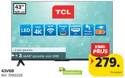Carrefour TCL 43V6B aanbieding