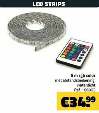 Bouwcenter Frans Vlaeminck Led strips 5 m rgb color aanbieding