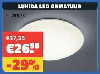 Bouwcenter Frans Vlaeminck Lukida led armatuur aanbieding