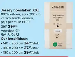 Carrefour Jersey hoeslaken XXL aanbieding