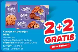 Carrefour Koekjes en gebakjes Milka aanbieding