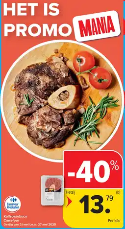 Carrefour Market Kalfsossobuco Carrefour aanbieding
