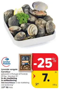 Carrefour Market Levende vongole Carrefour aanbieding