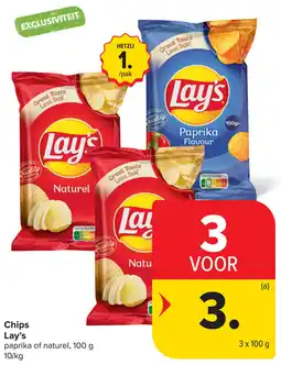 Carrefour Market Chips Lay's aanbieding