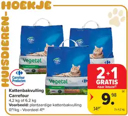 Carrefour Market Kattenbakvulling Carrefour aanbieding