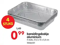 Yess bereidingsbakje aluminium aanbieding