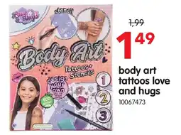 Yess body art tattoos love and hugs aanbieding