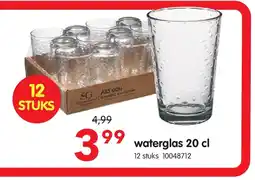 Yess waterglas 20 cl aanbieding