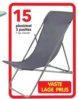 Yess plooistoel 3 posities aanbieding