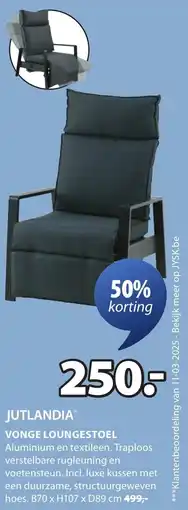 Jysk Jutlandi Vonge Loungestoel aanbieding