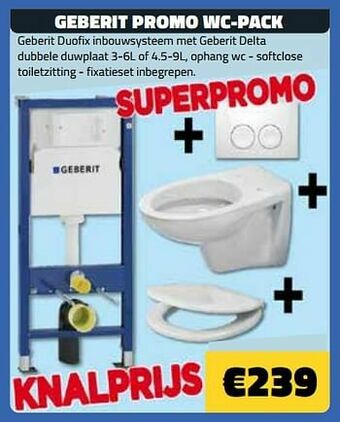 Geberit promo wc-pack