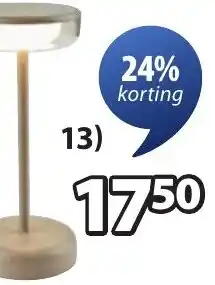 Jysk Humlebi Tafellamp aanbieding