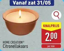 ALDI Home creation citronellakaars aanbieding