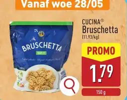 ALDI Cucina bruschetta aanbieding
