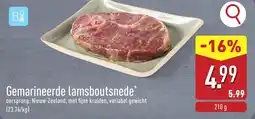 Gemarineerde lamsboutsnede