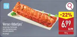 ALDI Verse ribbetjes aanbieding