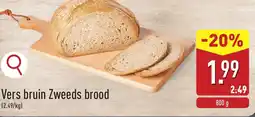 ALDI Vers bruin Zweeds brood aanbieding