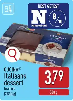 ALDI Cucina italiaans dessert aanbieding