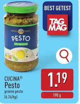 ALDI Cucina pesto aanbieding