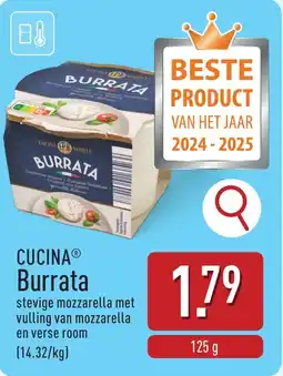 ALDI Cucina burrata aanbieding