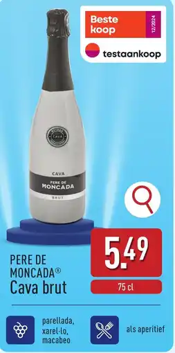 ALDI Pere de moncada cava brut aanbieding