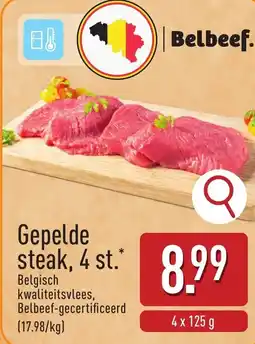 ALDI Gepelde steak, aanbieding