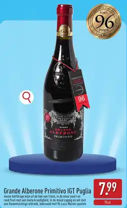 ALDI Grande Alberone Primitivo IGT Puglia aanbieding