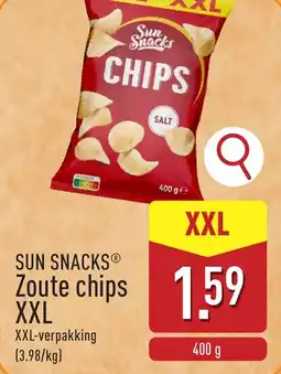 ALDI Sun Snacks Zoute chips XXL aanbieding