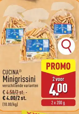 ALDI Cucina minigrissini aanbieding