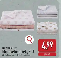 ALDI Novitesse mousselinedoek aanbieding