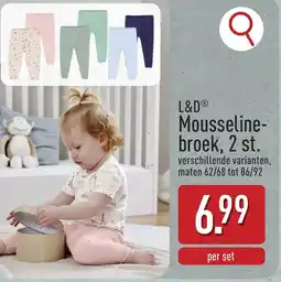 ALDI L&D® Mousselinebroek aanbieding