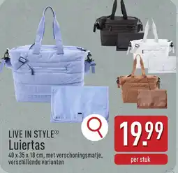 ALDI Live in style luiertas aanbieding