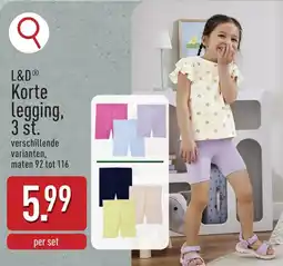 ALDI L&D Korte legging aanbieding