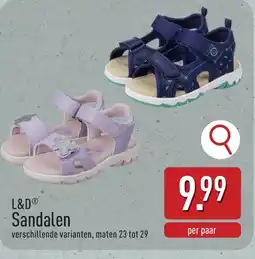ALDI L&D Sandalen aanbieding