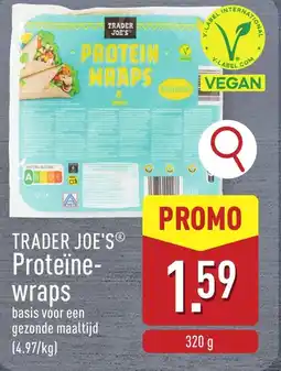 ALDI Trader joe's proteïnewraps aanbieding