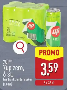 ALDI 7up zero aanbieding