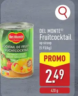 ALDI Del monte fruitcocktail aanbieding