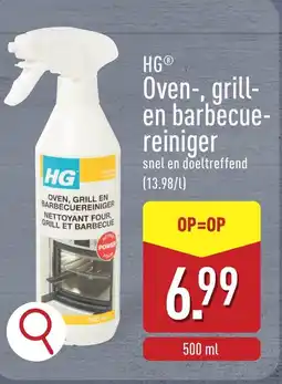 ALDI HG Oven-, grill- en barbecuereiniger aanbieding