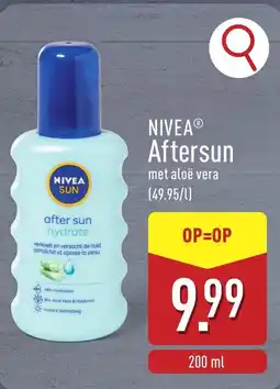 ALDI Nivea aftersun aanbieding