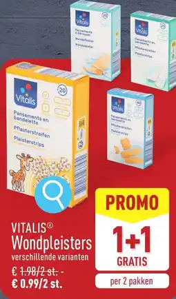 ALDI Vitalis Wondpleisters aanbieding