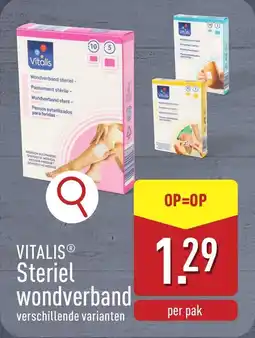 ALDI Vitalis steriel wondverband aanbieding