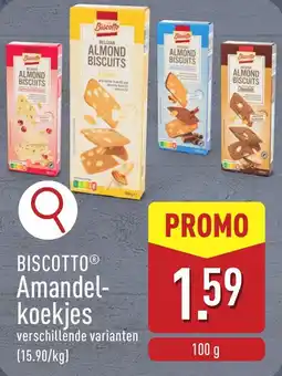 ALDI Biscotto Amandelkoekjes aanbieding