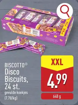 ALDI Biscotto disco biscuits aanbieding