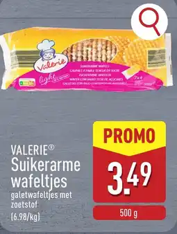 ALDI Valerie suikerarme wafeltjes aanbieding