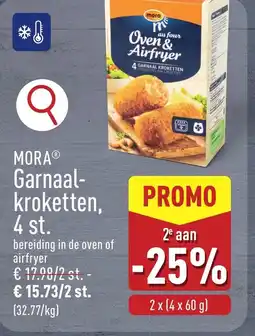 ALDI Mora garnaalkroketten aanbieding