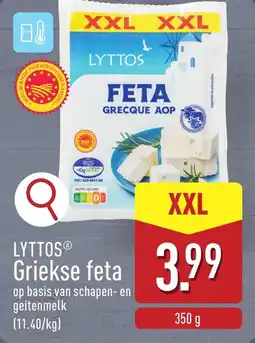 ALDI Lyttos griekse feta aanbieding