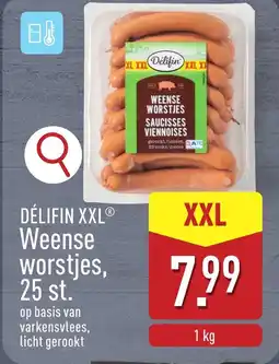 ALDI Délifin xxl weense worstjes aanbieding