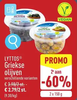 ALDI Lyttos griekse olijven aanbieding