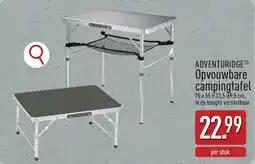 ALDI Adventuridge opvouwbare campingtafel aanbieding