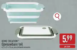 ALDI Home creation opvouwbare teil aanbieding